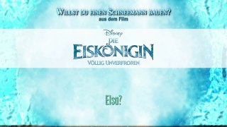 Willst du einen Schneemann bauen - Karaoke-Version - Sing mit! - DIE EISKÖNIGIN-uaE5iMJIc