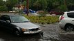 Cars in Charleston Swamped as Flash Floods Fill Streets