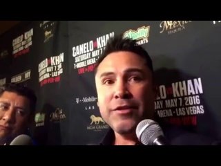 Oscar De La Hoya ON Canelo vs Khan - EsNews Boxing