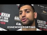 amir khan was talking to floyd mayweather & manny pacquiao about fights talks canelo