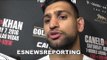 amir khan was talking to floyd mayweather & manny pacquiao about fights talks canelo