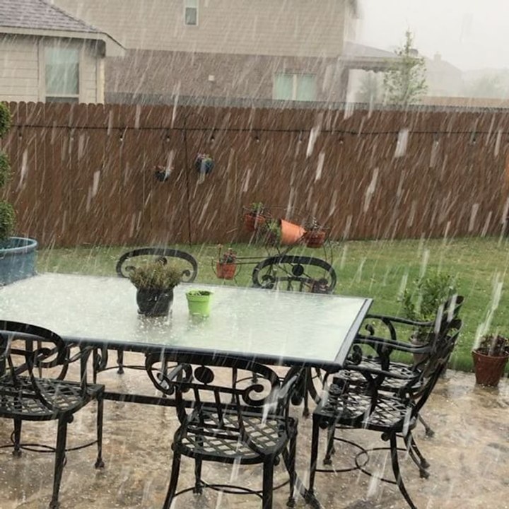 Hailstorm Hits Central Texas