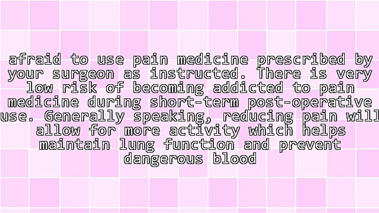 Advice for After Anesthesia