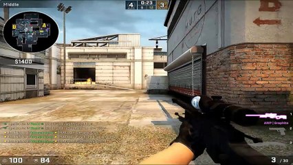 CSGO: 4k + last second wallbang clutch