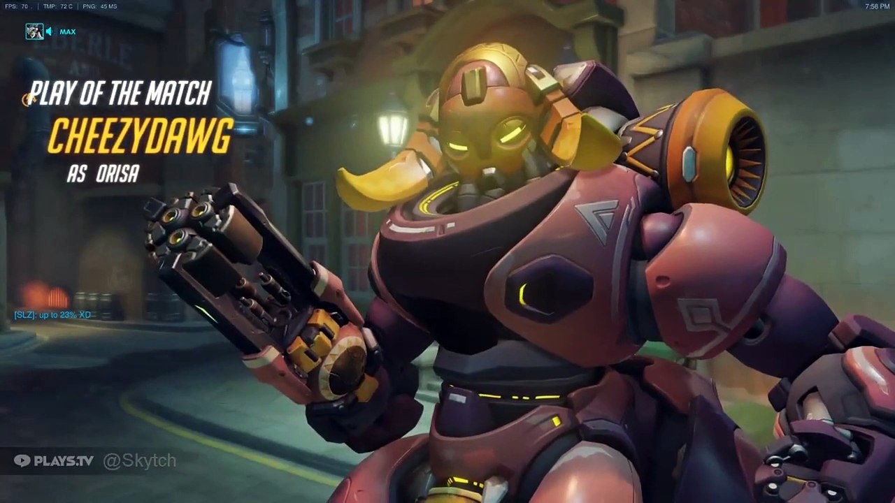 Overwatch: I don't think I will ever see an Orisa right-click quite as good as this one again