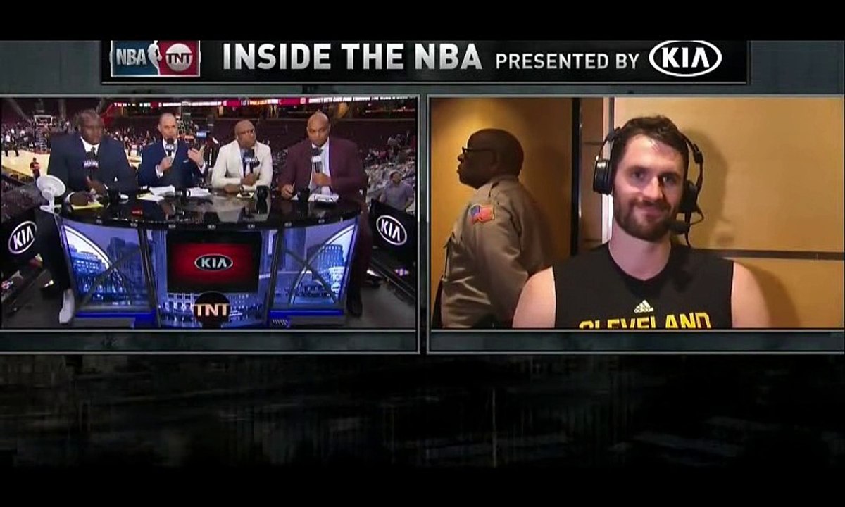 【NBA】Kevin Love Interview With Inside the NBA Crew Celtics vs Cavs Game 4 2017 NBA Playoffs