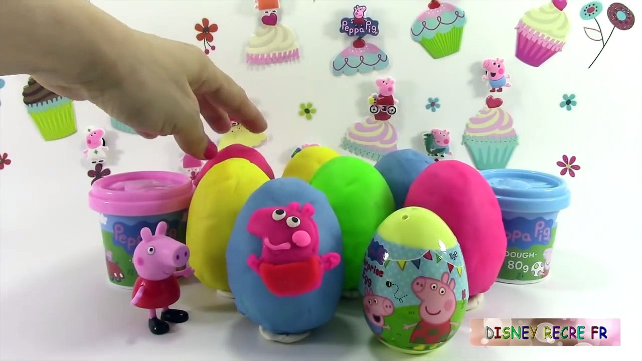 Pâte à modeler Peppa Pig Oeufs Surprise Peppa Cochon play doh