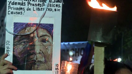 Argentinos piden libertad de líder social y apoyan a CIDH