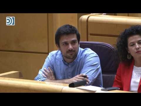 Rifirrafe de Rajoy y Espinar en el Senado: En vez de tanta coca-cola, tome tila