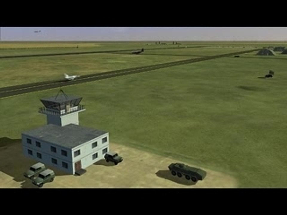 Interception mirage 2000 en images de synthèse