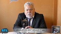 ELECTIONS LEGISLATIVES 2017 - Igor KUREK- AGDE - SETE - 7° CIRCONSCRIPTION - L'INDECAPANT