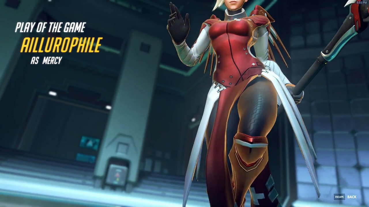 Overwatch: Mercy Publicly Shames a Tracer and Sombra via POTG