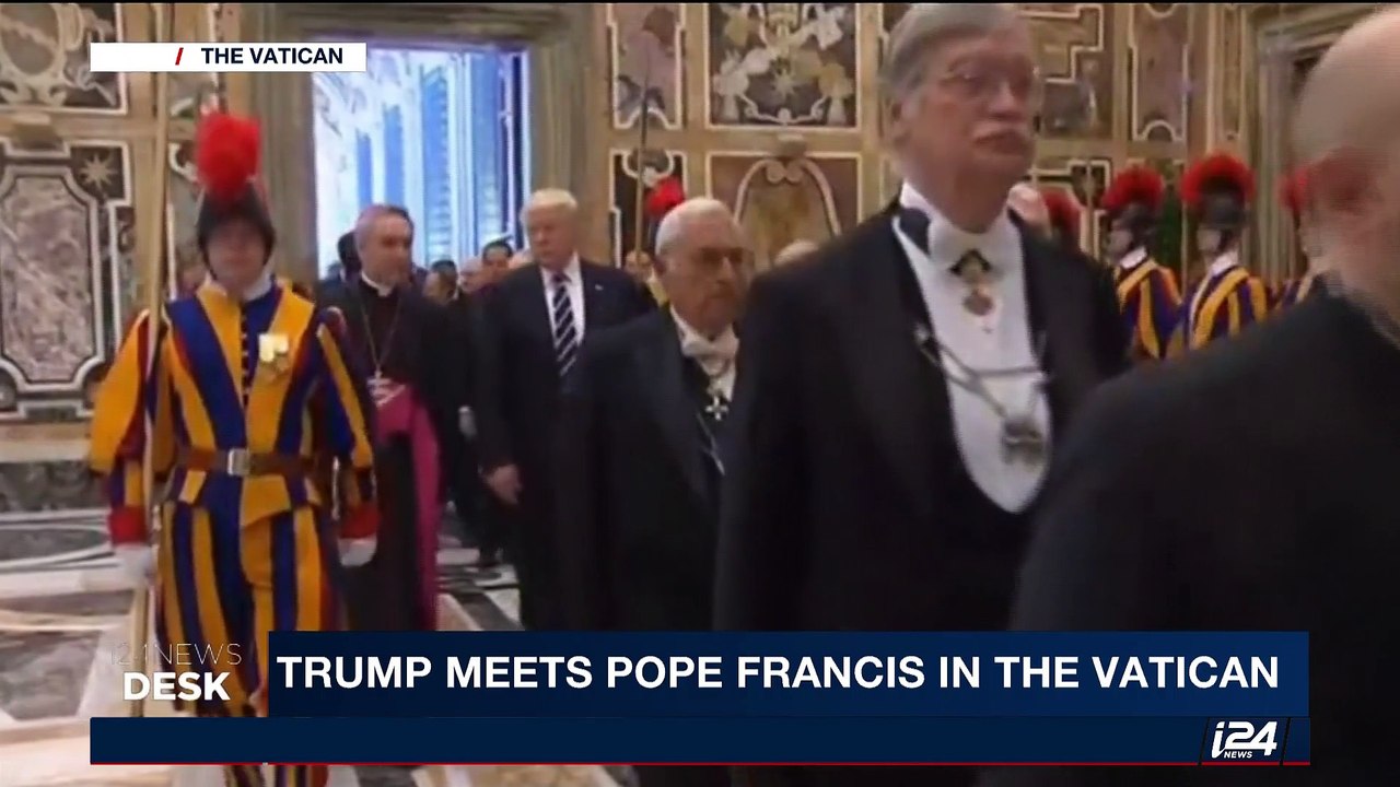 i24NEWS DESK | President Trump meets Pope Francis in the Vatican | Wednesday, May 24th 2017