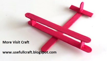 How to Make a Airplane With Ice Cream Stick