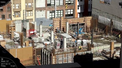 4½-week construction time-lapse  Weeks 137-141  M.O.B. edition  Goin' up another floor