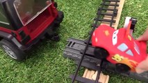 TRAIN SCHOOL! - Lighting McQueen - Toy Cars & Toy Trains Videos for kids. Vi