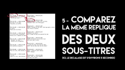 TUTO Comment synchroniser des sous-titres décalés