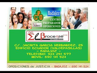 Oposiciones Tramitación Procesal  y Administrativa Badajoz - El Brocense Academias