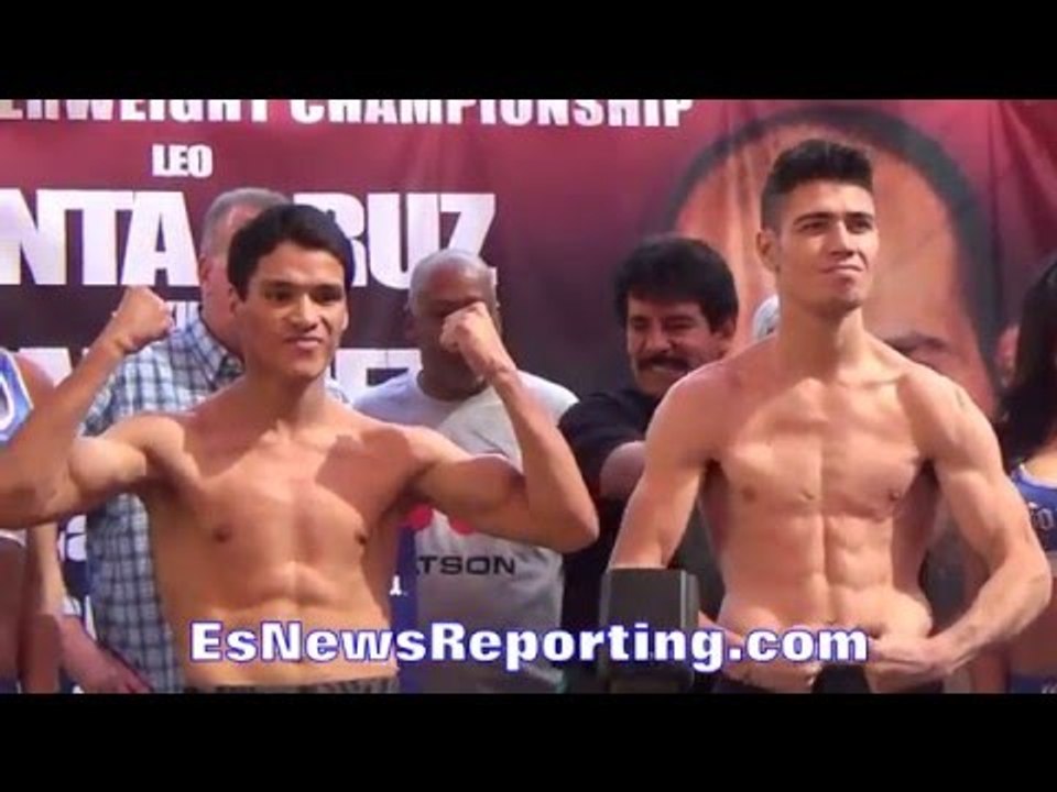 Julio Ceja vs Hugo Ruiz FACE OFF & WEIGH IN - EsNews Boxing