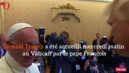 Le pape François a reçu brièvement Donald Trump