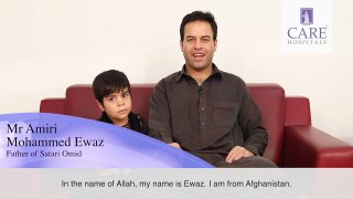 Mr Amiri Mohammed Ewaz from Afghanistan Speaks of His Son’s Pediatric Heart Surgery