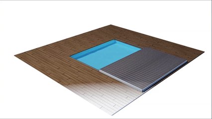 Terrasse mobile Pooldeck - 1 plateau