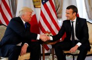 WATCH: Trump exchanges 'knuckle-crushing' handshake with Macron