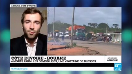 Côte d'ivoire - Bouaké : 4 morts parmi les démobilisés, une vingtaine de blessés