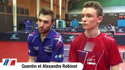 Quentin et Alexandre Robinot, les frères en bleu
