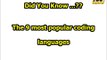 The 9 most popular ★★ coding languages Today★★-T7m0NKgdwQo
