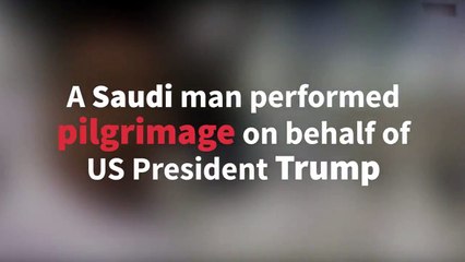 Saudi Citizen Performs Umrah On Behalf Of Donald Trump