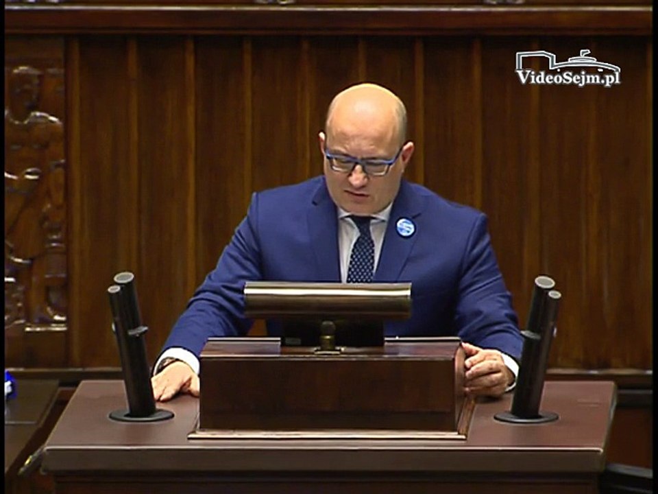 Poseł Paweł Bańkowski - Wystąpienie z dnia 10 maja 2017 roku.