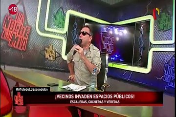 Vecinos continúan invadiendo espacios públicos en Lima