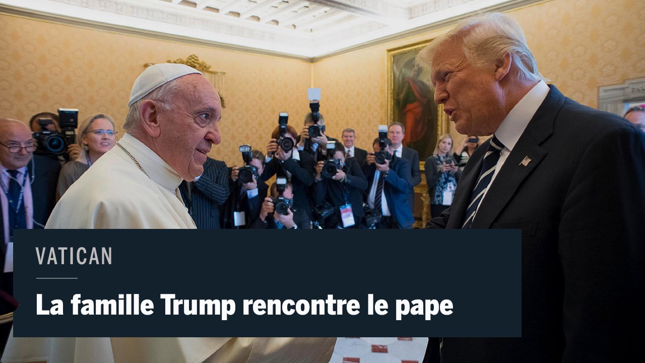 La famille Trump rencontre le pape François