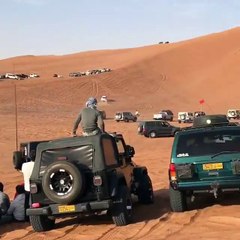 Enjoying desert driving