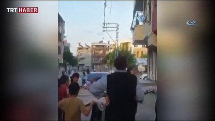 Güvercini kurtarmak için canını hiçe saydı