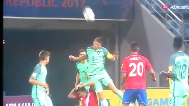 Ruben Diaz Controversially Sent Off vs Costa Rica U-20!