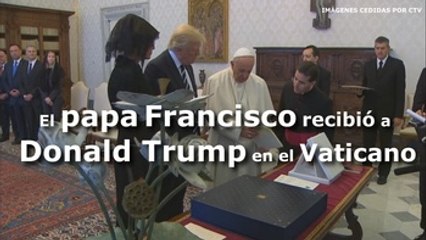 El papa Francisco recibió a Trump en el Vaticano