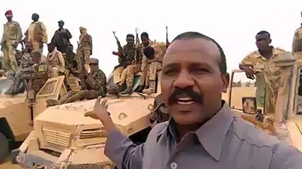 شاهد .. الجيش السوداني يستولي على مدرعات عسكرية مصرية في شمال دارفور