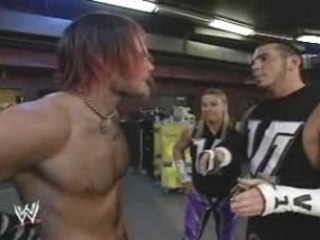 WWE - Matt Hardy gets a Smack in face from Jeff Hardy