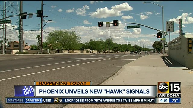 Phoenix unveils new HAWK signals for pedestrians