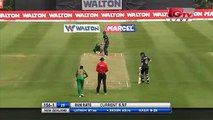 Nasir Takes the wicket of BROOM in 6th Match Bangladesh vs New zealand