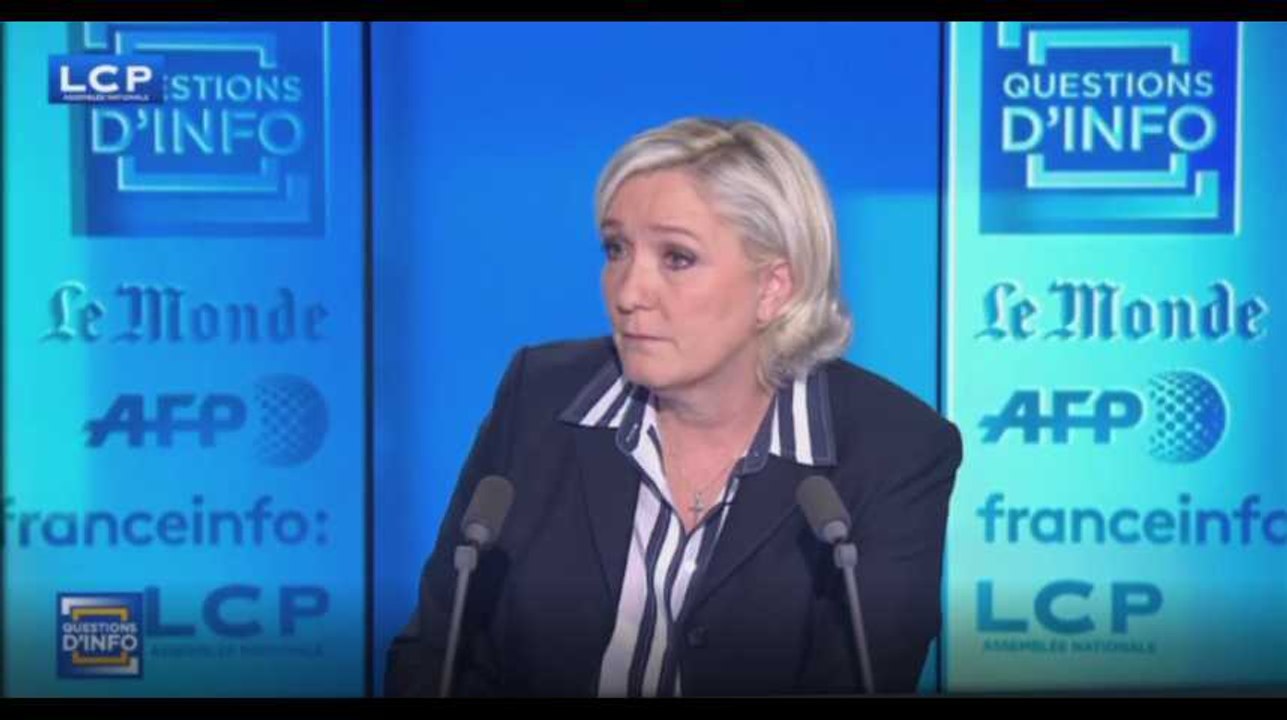 Marine Le Pen demande à Richard Ferrand de "poser sa démission" (vidéo)
