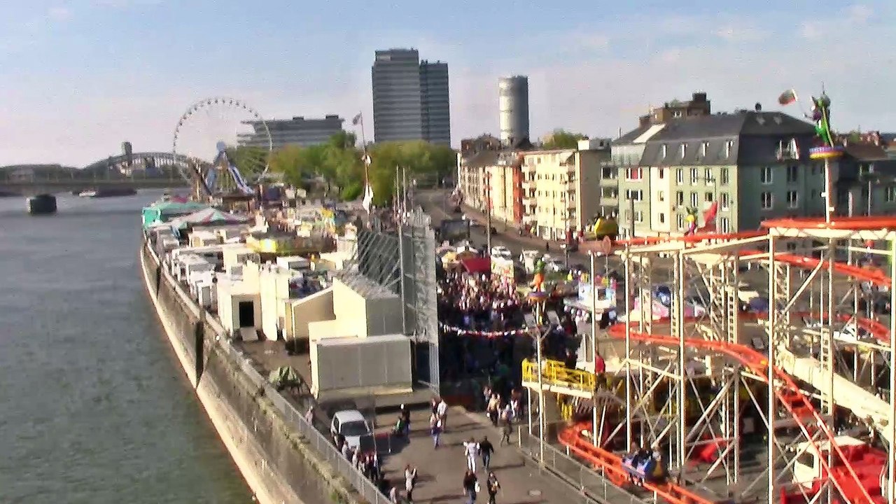 Blick auf die Osterkirmes 2017