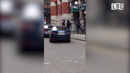 Dramatic Moment Armed Police Storm Flat After Manchester Attack