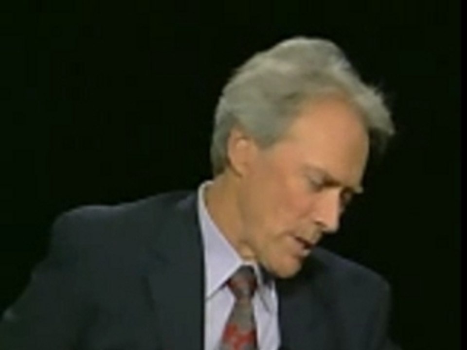 l'interview en mode western de Clint eastwood