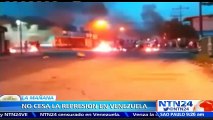 Disturbios y enfrentamientos se registraron la madrugada de este miércoles en varios estados de Venezuela