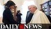 Pope Francis Jokingly Asks First Lady What She Feeds Trump