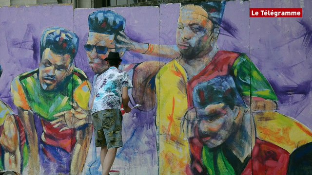 Quimper. La fresque de Heol pose un regard sur le hip-hop