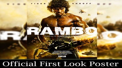 Rambo | Official First Look Poster | Tiger Shroff